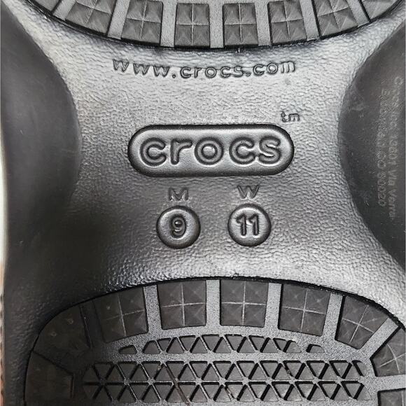 Crocs Unisex Adult On The Clock Work Slip On Clogs Size 9 Men\'s/11 Women\'s Black main image 9